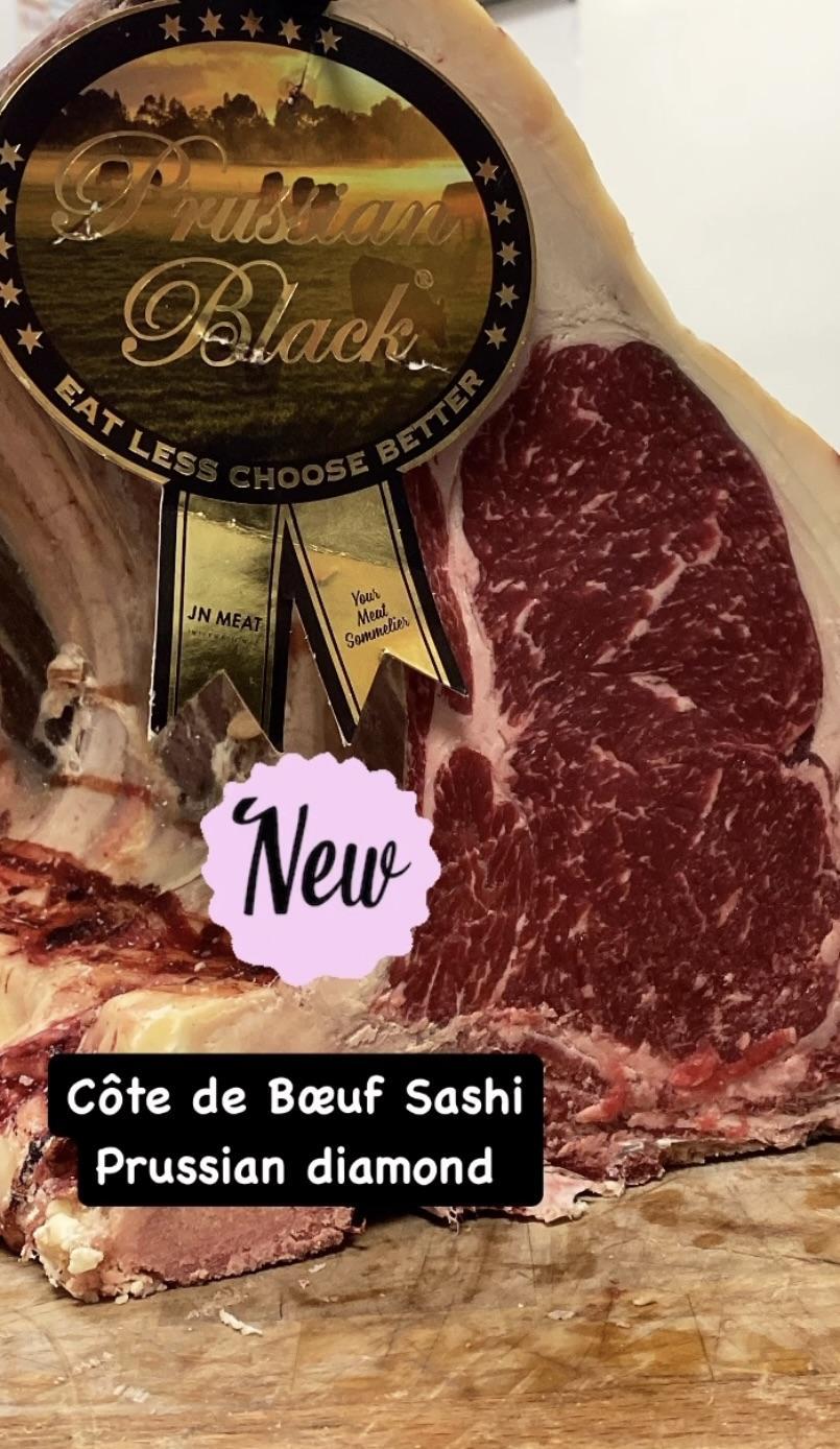 Nouveauté Côte de Boeuf Sashi Prussian Diamond